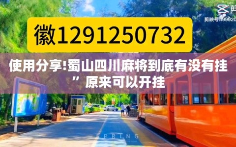 使用分享!蜀山四川麻将到底有没有挂”原来可以开挂