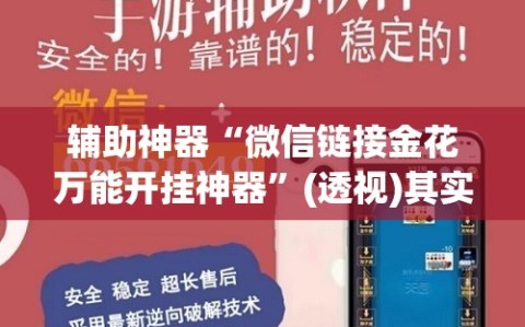 辅助神器“微信链接金花万能开挂神器”(透视)其实确实有挂