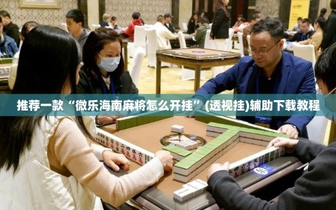 推荐一款“微乐海南麻将怎么开挂”(透视挂)辅助下载教程