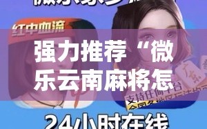 强力推荐“微乐云南麻将怎样免费开挂”详细外挂透视辅助软件教程