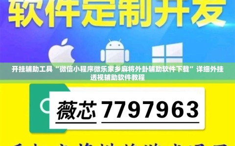 开挂辅助工具“微信小程序微乐家乡麻将外卦辅助软件下载”详细外挂透视辅助软件教程