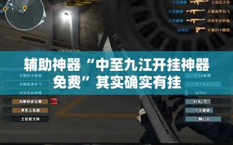 辅助神器“中至九江开挂神器免费”其实确实有挂