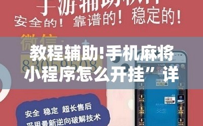 教程辅助!手机麻将小程序怎么开挂”详细分享装挂步骤