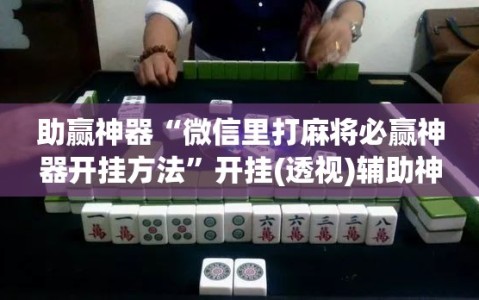 助赢神器“微信里打麻将必赢神器开挂方法”开挂(透视)辅助神器