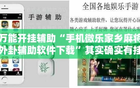 万能开挂辅助“手机微乐家乡麻将外卦辅助软件下载”其实确实有挂