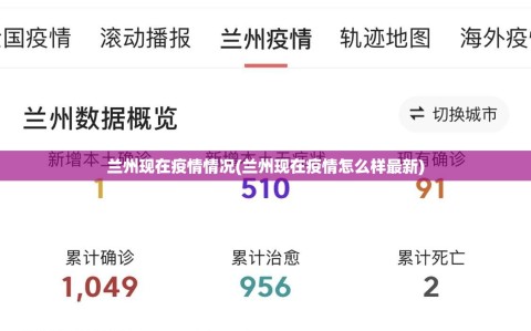 兰州现在疫情情况(兰州现在疫情怎么样最新)