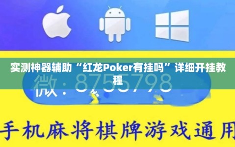 实测神器辅助“红龙Poker有挂吗”详细开挂教程