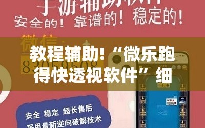 教程辅助!“微乐跑得快透视软件”细辅助教程分享