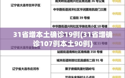 31省增本土确诊19例(31省增确诊107例本土90例)