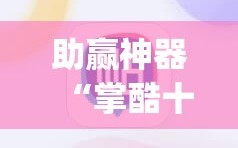 助赢神器“掌酷十三张辅助神器”(透视挂)辅助下载教程