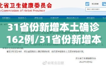 31省份新增本土确诊162例/31省份新增本土确诊47例