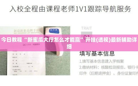 今日教程“新蜜瓜大厅怎么才能赢”开挂(透视)最新辅助详细