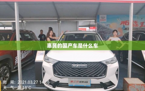 惠民的国产车是什么车