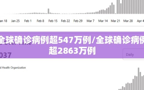 全球确诊病例超547万例/全球确诊病例超2863万例