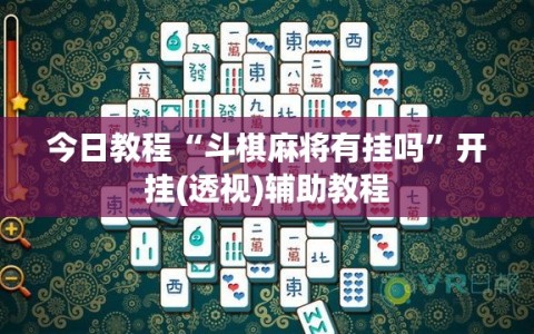 今日教程“斗棋麻将有挂吗”开挂(透视)辅助教程