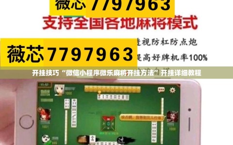 开挂技巧“微信小程序微乐麻将开挂方法”开挂详细教程