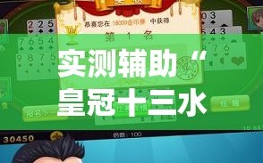 实测辅助“皇冠十三水提高胜率大”开挂(透视)最新辅助详细