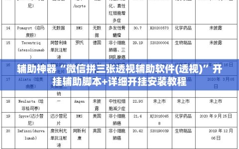 辅助神器“微信拼三张透视辅助软件(透视)”开挂辅助脚本+详细开挂安装教程