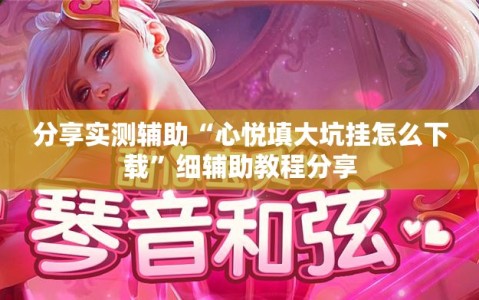 分享实测辅助“心悦填大坑挂怎么下载”细辅助教程分享