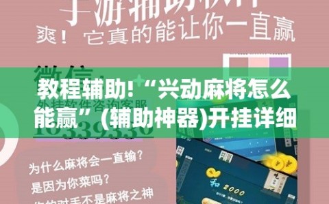 教程辅助!“兴动麻将怎么能赢”(辅助神器)开挂详细教程
