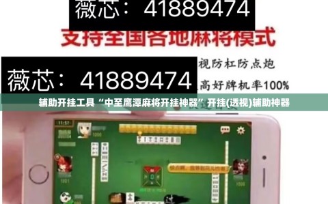 辅助开挂工具“中至鹰潭麻将开挂神器”开挂(透视)辅助神器