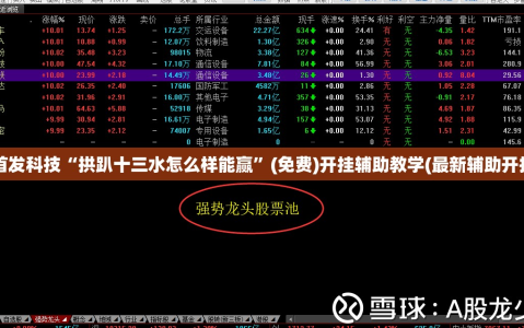2026首发科技“拱趴十三水怎么样能赢”(免费)开挂辅助教学(最新辅助开挂教程)