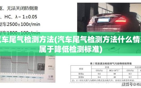 汽车尾气检测方法(汽车尾气检测方法什么情况属于降低检测标准)