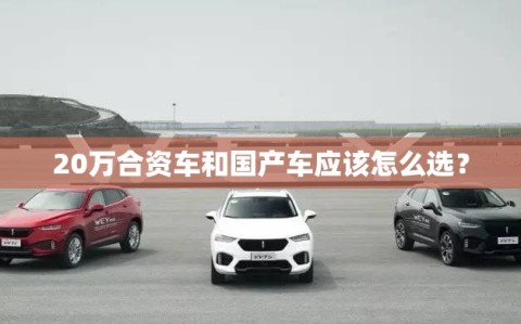 20万合资车和国产车应该怎么选？