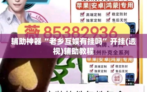 辅助神器“老乡互娱有挂吗”开挂(透视)辅助教程