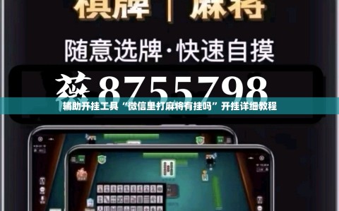 辅助开挂工具“微信里打麻将有挂吗”开挂详细教程