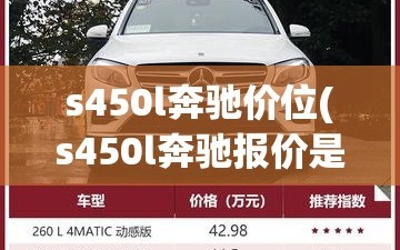 s450l奔驰价位(s450l奔驰报价是多少钱)