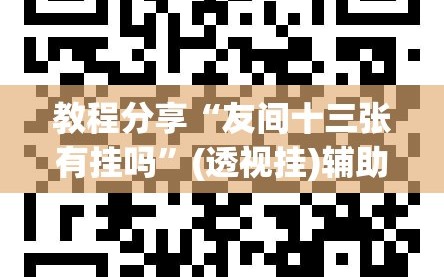 教程分享“友间十三张有挂吗”(透视挂)辅助下载教程