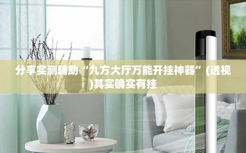 分享实测辅助“九方大厅万能开挂神器”(透视)其实确实有挂