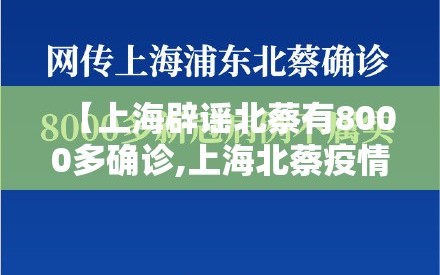 【上海辟谣北蔡有8000多确诊,上海北蔡疫情风险等级】