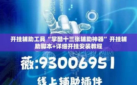 开挂辅助工具“掌酷十三张辅助神器”开挂辅助脚本+详细开挂安装教程