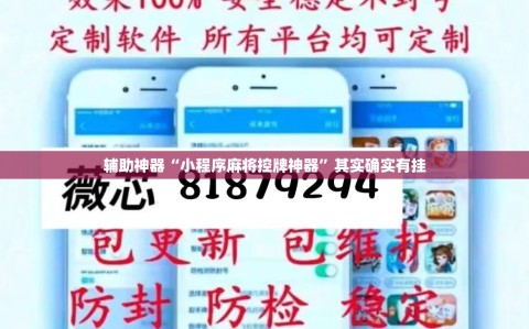 辅助神器“小程序麻将控牌神器”其实确实有挂