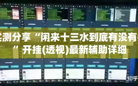 实测分享“闲来十三水到底有没有挂”开挂(透视)最新辅助详细