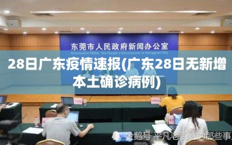 28日广东疫情速报(广东28日无新增本土确诊病例)