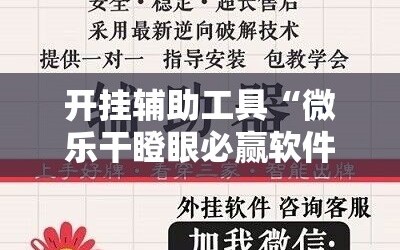 开挂辅助工具“微乐干瞪眼必赢软件”细辅助教程分享