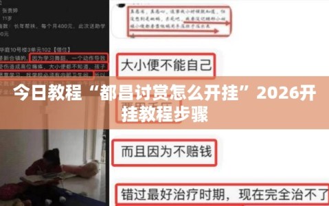今日教程“都昌讨赏怎么开挂”2026开挂教程步骤