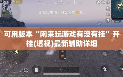 可用版本“闲来玩游戏有没有挂”开挂(透视)最新辅助详细