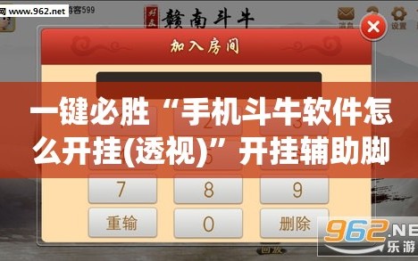 一键必胜“手机斗牛软件怎么开挂(透视)”开挂辅助脚本+详细开挂安装教程