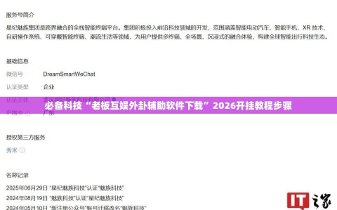 必备科技“老板互娱外卦辅助软件下载”2026开挂教程步骤