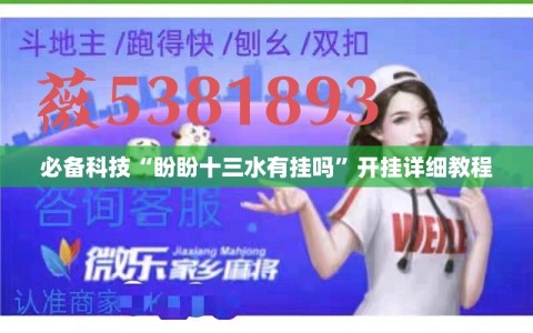 必备科技“盼盼十三水有挂吗”开挂详细教程