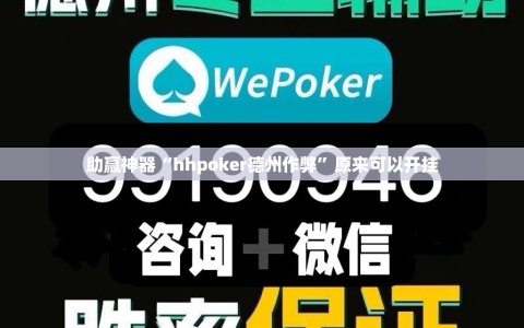 助赢神器“hhpoker德州作弊”原来可以开挂