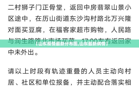 【山东疫情最新分布图,山东最新病情】