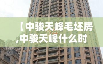 【中骏天峰毛坯房,中骏天峰什么时候交房】