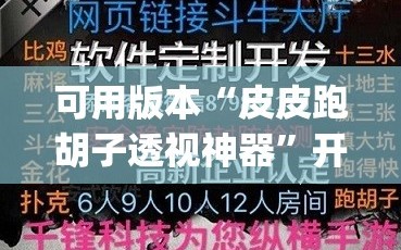 可用版本“皮皮跑胡子透视神器”开挂(透视)辅助神器
