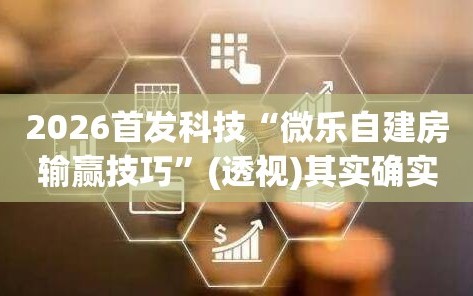2026首发科技“微乐自建房输赢技巧”(透视)其实确实有挂