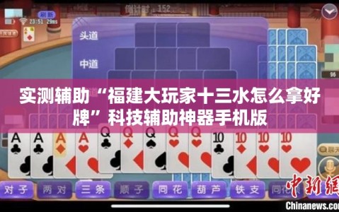 实测辅助“福建大玩家十三水怎么拿好牌”科技辅助神器手机版